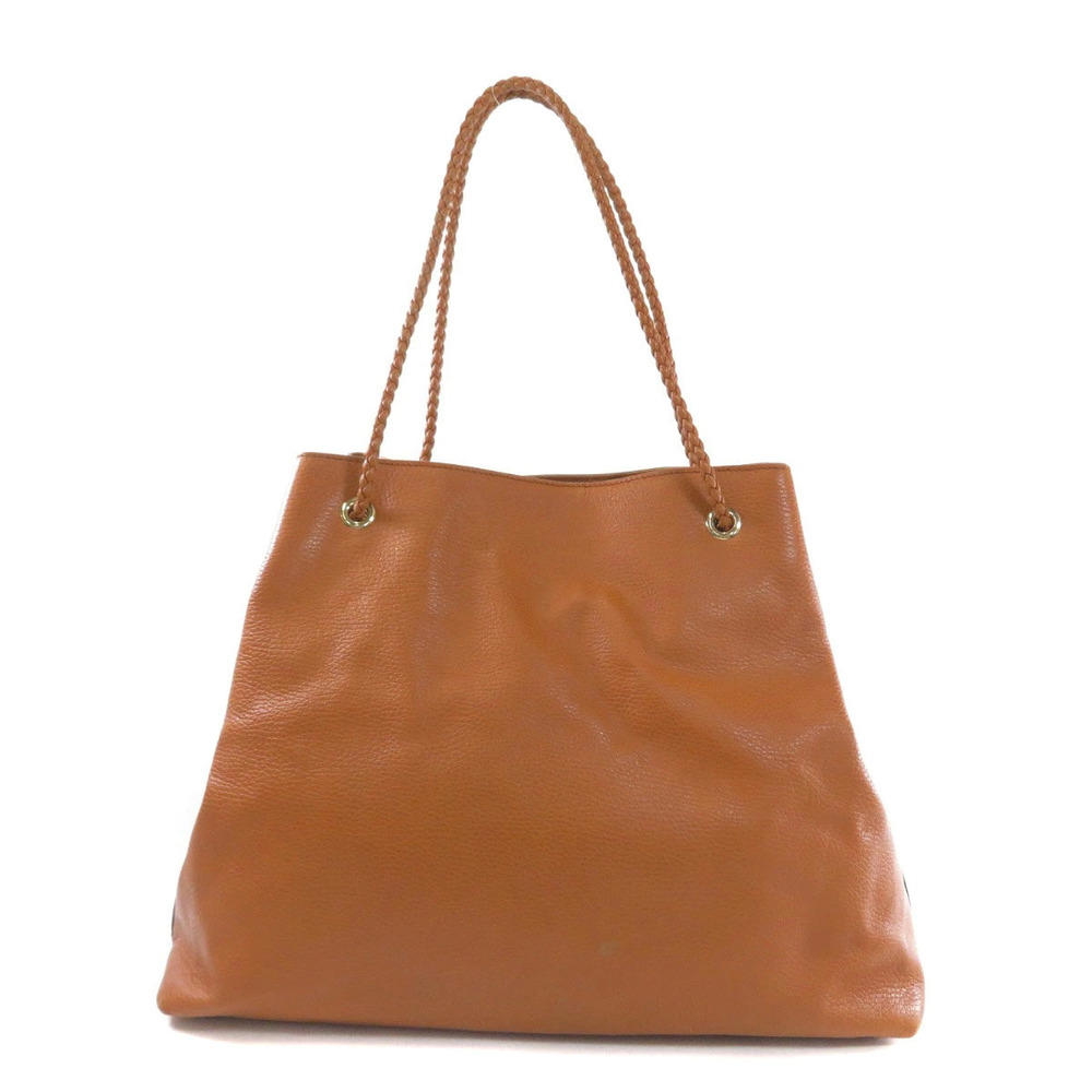 Gucci Bag Logo Leather Shoulder Tote Bag Brown